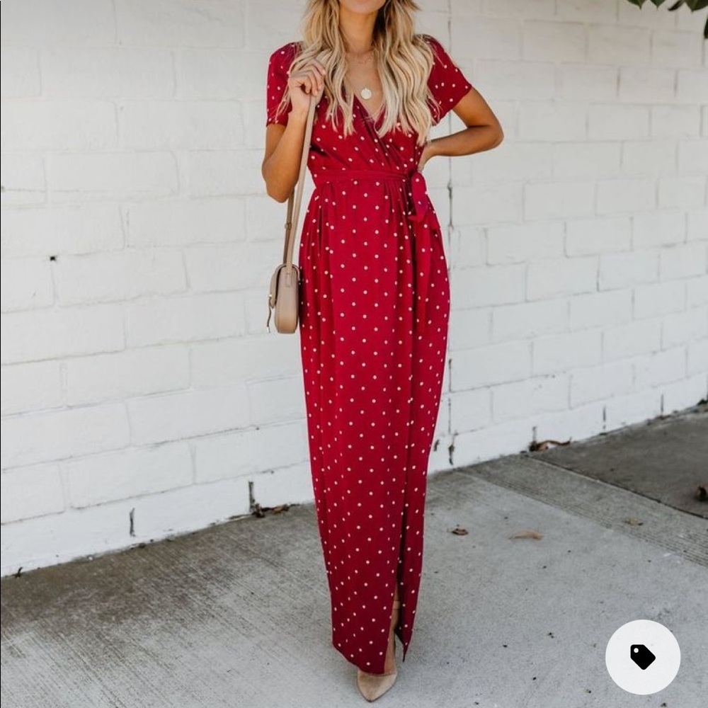 ✨VICI Noelle Wrap Dress✨